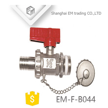 EM-F-B044 1/2" Nickel brass manifold ball valve